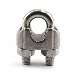 SS DIN wire rope clamps