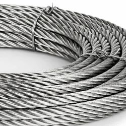 Stainless steel wire rope coils